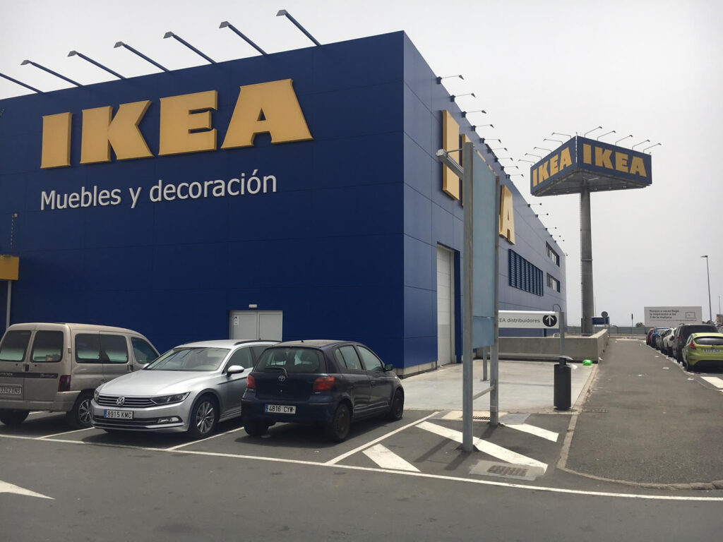 Revestimiento fachada Ikea